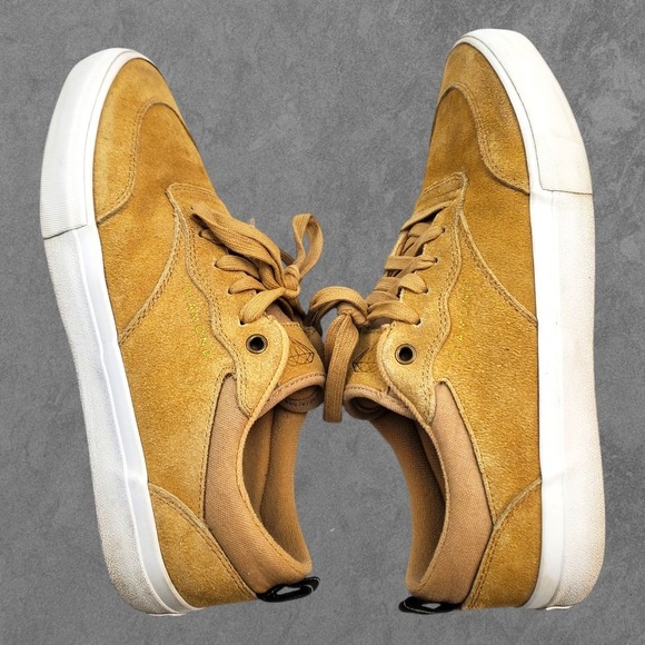 Diamond Supply Co Series Low Brown Suede Skate Shoes Tan Mens 9.5 - Picture 2 of 7